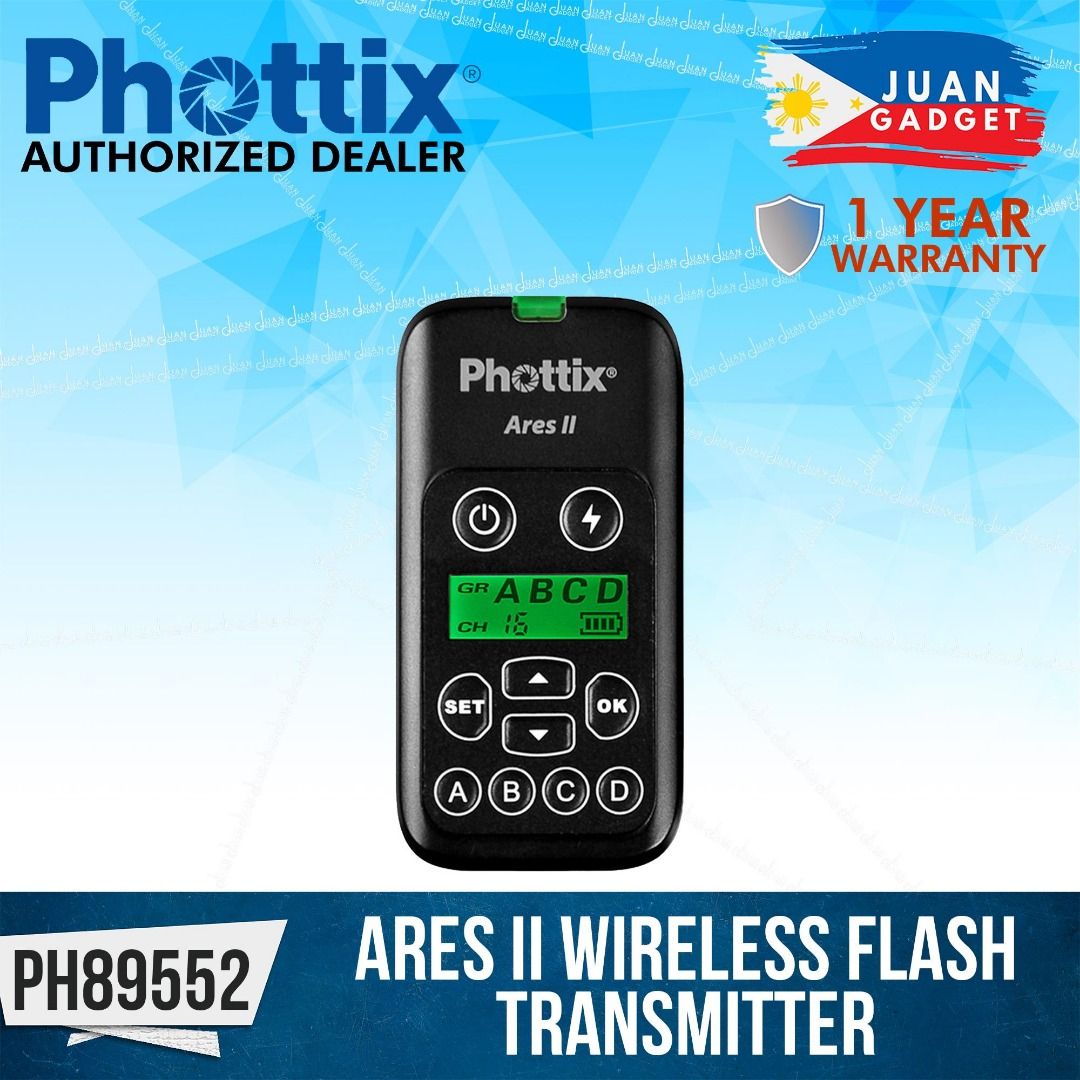 Phottix Ares II Flash Trigger Transmitter | PH89552 | JG Superstore (Category: Other Photography Accessories) located in San Juan City. Submitted by jg.superstore (Listing ID 1242062153, Image 1). Description: █ JG Superstore █ 【Trusted Seller Since 2011】 【We Accept Any Special Order】 【Dedicated Customer Service】 【📍 】3/F Annapolis Tower, 43 Annapolis St. Greenhills San Juan - Front of Unionbank (please confirm your order first) 【📞 】０９１７−１６８−６９０