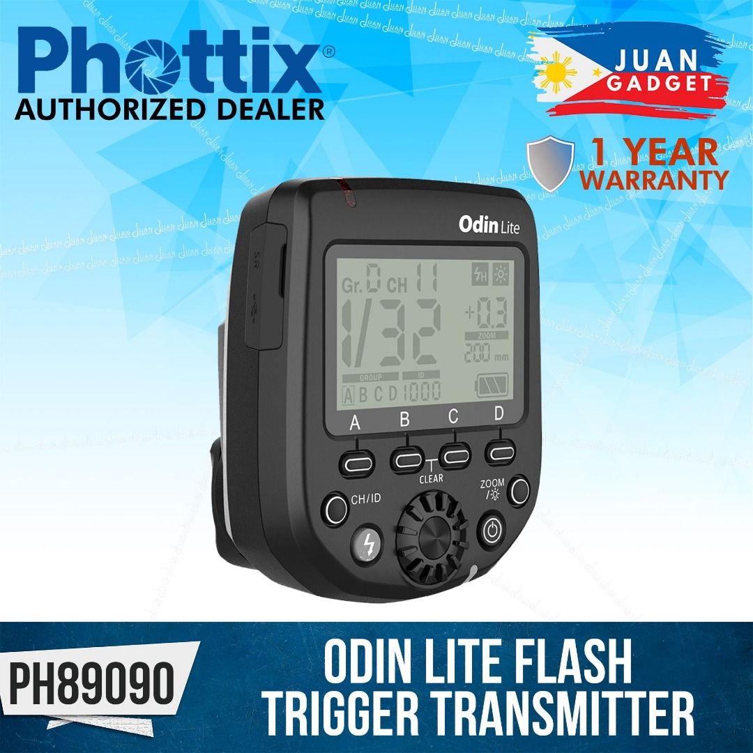 Phottix Odin Lite Flash Trigger Transmitter | JG Superstore (Category: Other Photography Accessories) located in San Juan City. Submitted by jg.superstore (Listing ID 1242063351, Image 1). Description: █ JG Superstore █ 【Trusted Seller Since 2011】 【We Accept Any Special Order】 【Dedicated Customer Service】 【📍 】3/F Annapolis Tower, 43 Annapolis St. Greenhills San Juan - Front of Unionbank (please confirm your order first) 【📞 】０９１７−１６８−６９００ 【📞 】０