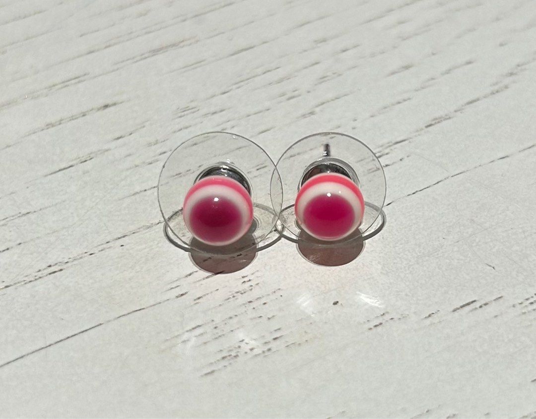 Fun new arrivals pink earrings