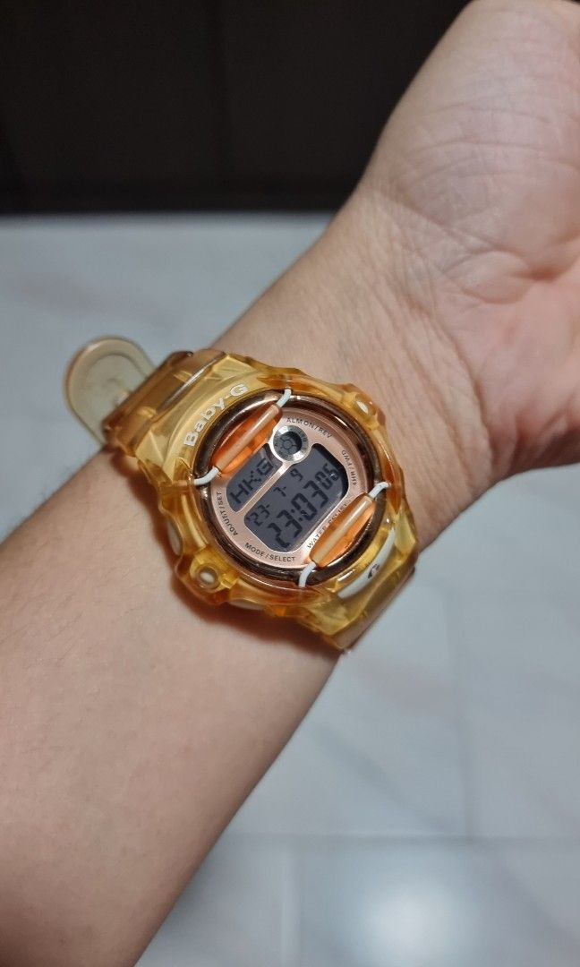 Baby g sales watch clear