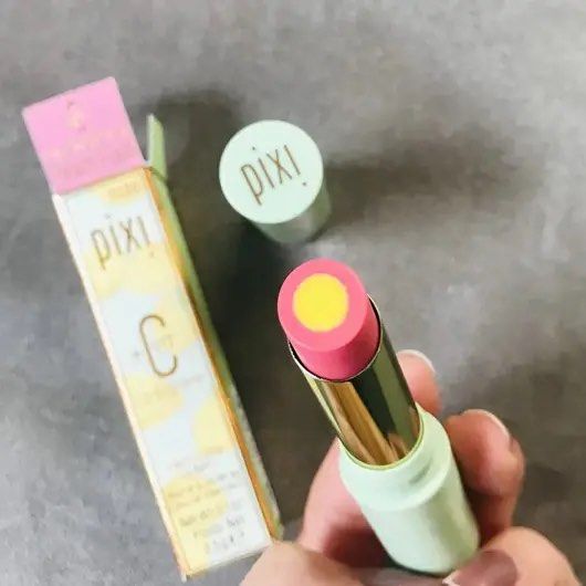 pixi vit c lip brightener C Vit Lip Brightener, 0288 Peach Pout, 0.1 oz (2.8 g) main image 0