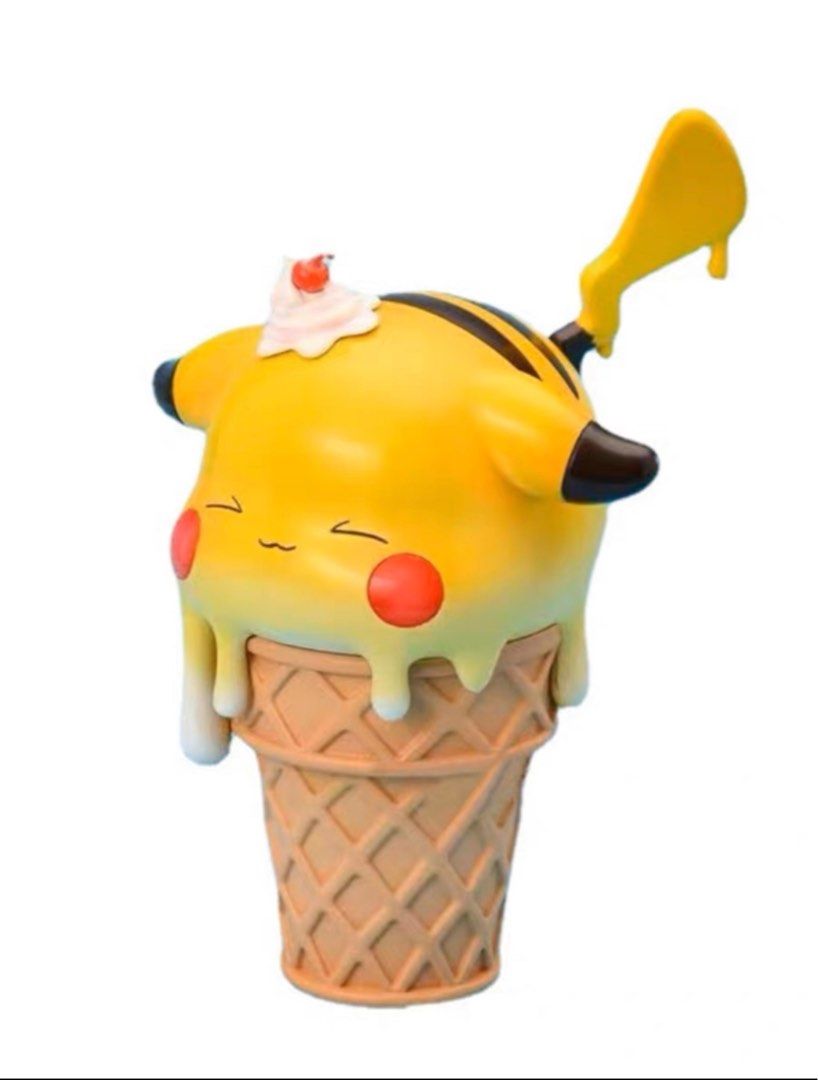 PO Cute Pokemon Pikachu Ice Cream Figurine Hobbies Toys Toys po-cute-pokemon-pikachu-ice-cream-figurine-hobbies-toys-toys