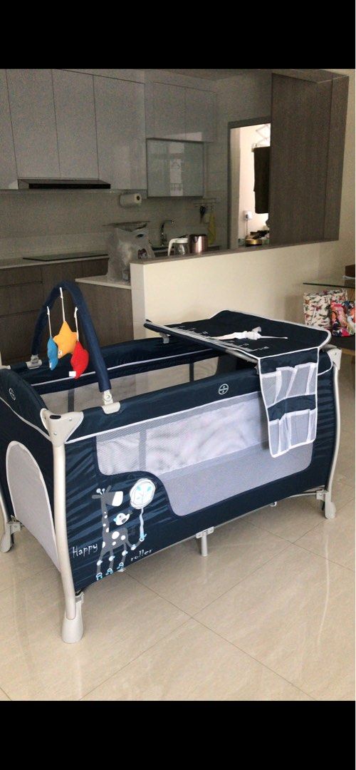 portable baby cot, Babies & Kids, Baby Nursery & Kids Furniture, Cots