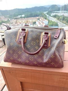 Louis Vuitton Monogram Mirage Speedy 30 - Purple Handle Bags