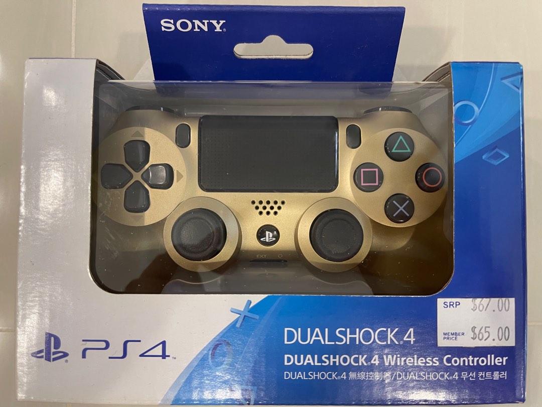 Ps4 Gold Controller Video Gaming Gaming Accessories Controllers On Carousell 5779