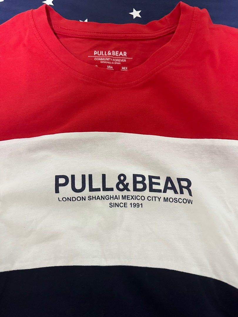 Pull Bear oversized t shirt Size M Men s Fashion Tops Sets