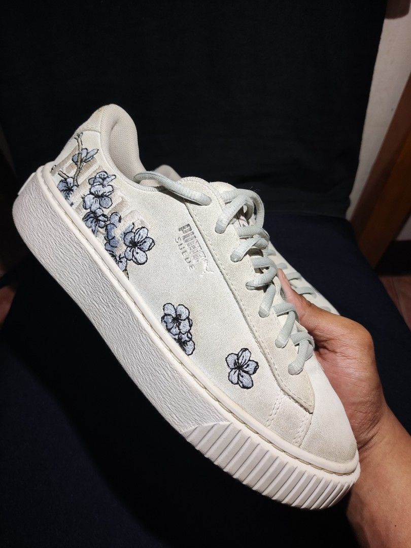 Puma platform best sale floral
