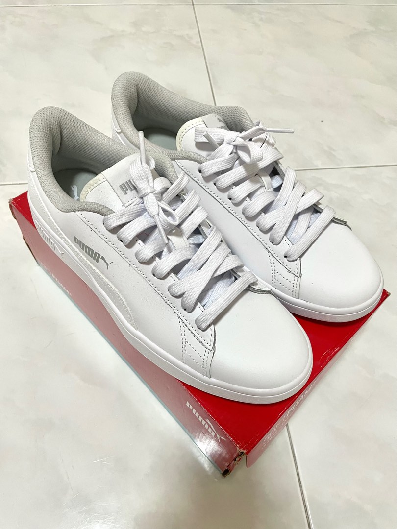 PUMA White shoes Women s Fashion Footwear Sneakers on Carousell