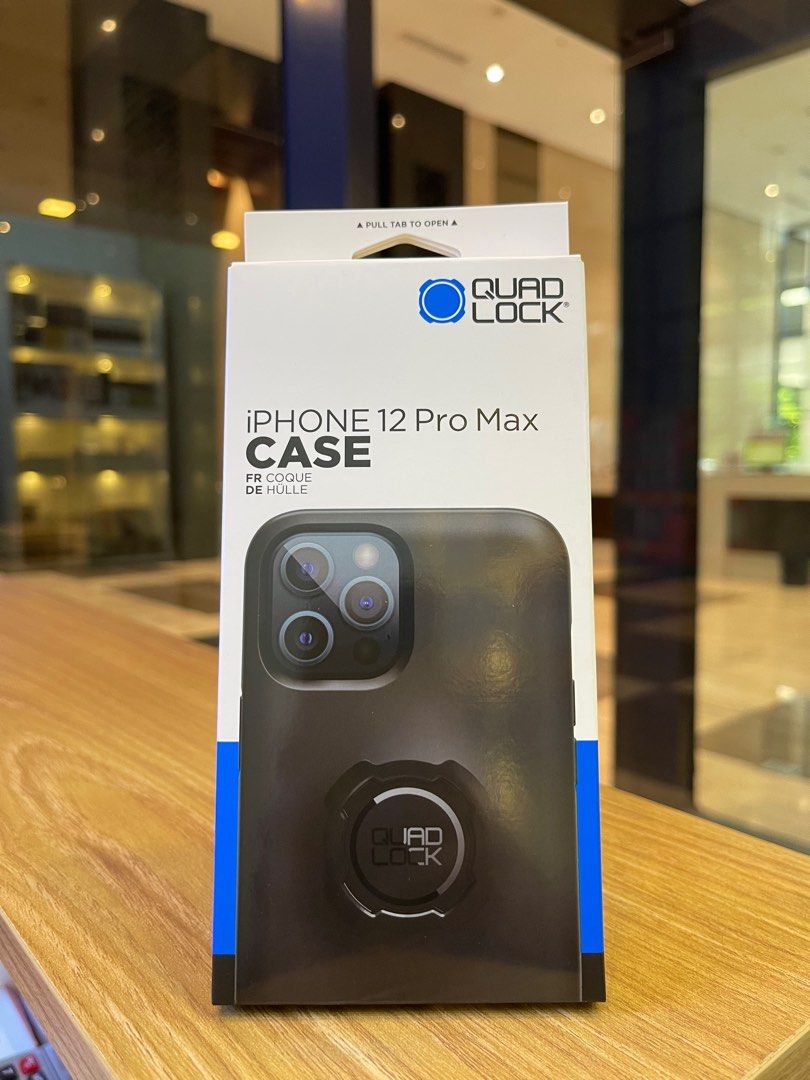 Quad Lock iPhone 12 Pro Max Case brandnew (Category: Cases & Sleeves) located in Pasig City. Submitted by techpartnerph (Listing ID 1242122391, Image 1). Description: Lowest in the market! Quad Lock iPhone 12 Pro Max Case ₱ 1,650.00 Original, Brand-new, and sealed From Australia 5 days store warranty 1 year Manufacturer warranty You should only get from someone with a store for your assurance. See store address below. Other Quad lock accessories,