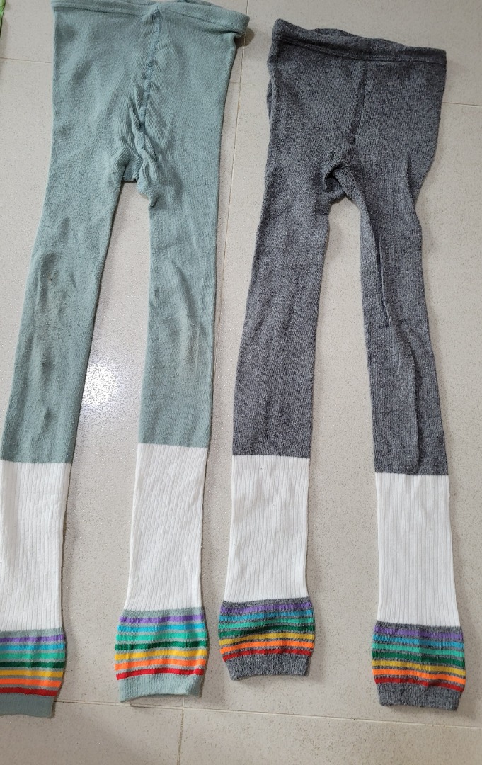 Rainbow leggings for girl size XL 65cm in length Babies Kids