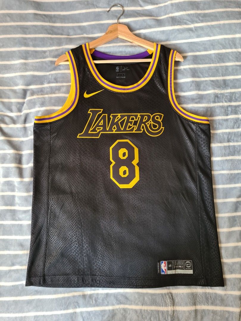 Rare Authentic Nike Men's NBA Kobe Bryant '8' Lakers Mamba City Edition  Swingman Jersey -L, Men's Fashion, Activewear on Carousell