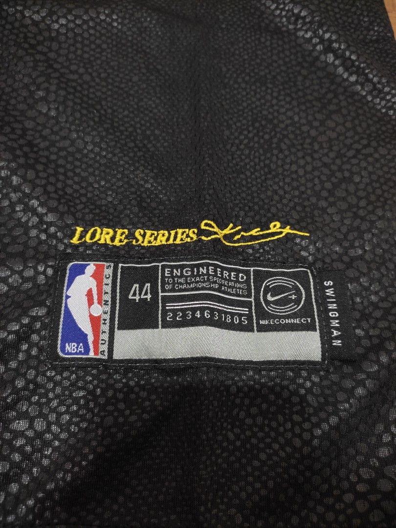 RARE Kobe Bryant black mamba lore series NBA basketball jersey, Men's ...