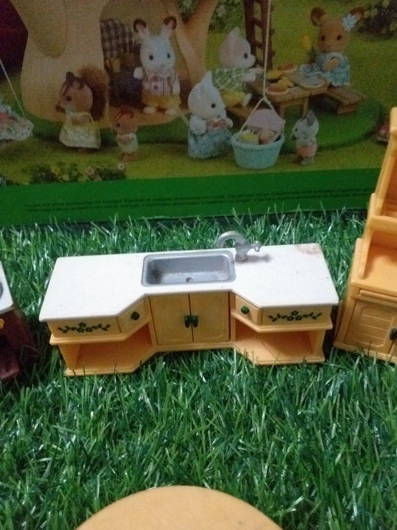 Rare Sylvanian Families Kitchen Set (Category: Kids Toys) located in Nagcarlan. Submitted by mariafaithdeclutters (Listing ID 1242040290, Image 2). Description: RFS decluttering Finally my child decided to let go some of her Sylvanian toys. In good used condition With minor flaws but no damage What you see is what you'll get Sold in set Last price posted We sell our personally owned things. 👍Pls. inquire politely. 👍NO return/NO exchange ALL ITE