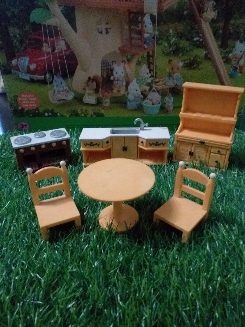Rare Sylvanian Families Kitchen Set (Category: Kids Toys) located in Nagcarlan. Submitted by mariafaithdeclutters (Listing ID 1242040290, Image 1). Description: RFS decluttering Finally my child decided to let go some of her Sylvanian toys. In good used condition With minor flaws but no damage What you see is what you'll get Sold in set Last price posted We sell our personally owned things. 👍Pls. inquire politely. 👍NO return/NO exchange ALL ITE