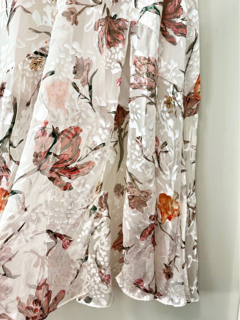 Reiss leila hot sale burnout dress