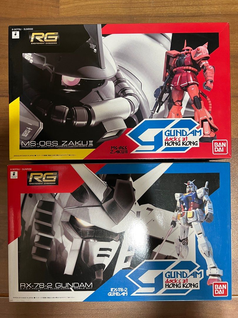 RG MS-06S ZAKU II & RX-78-2 GUNDAM セット Amazon | RG 機動戦士