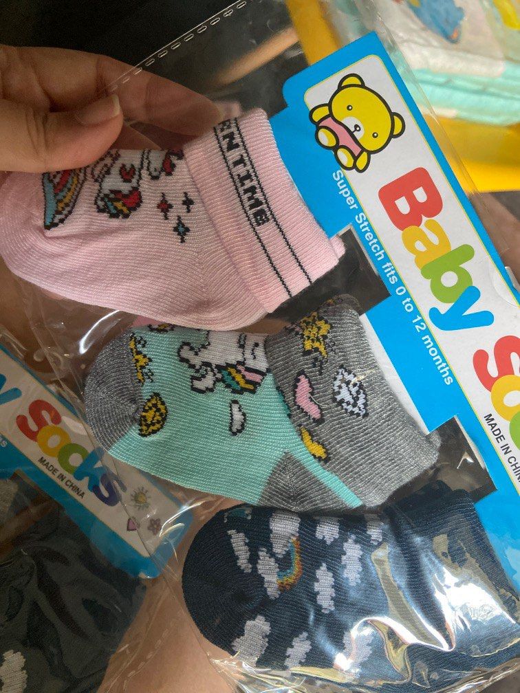 RM18 only for 3sets of baby socks 0 12 months Babies Kids