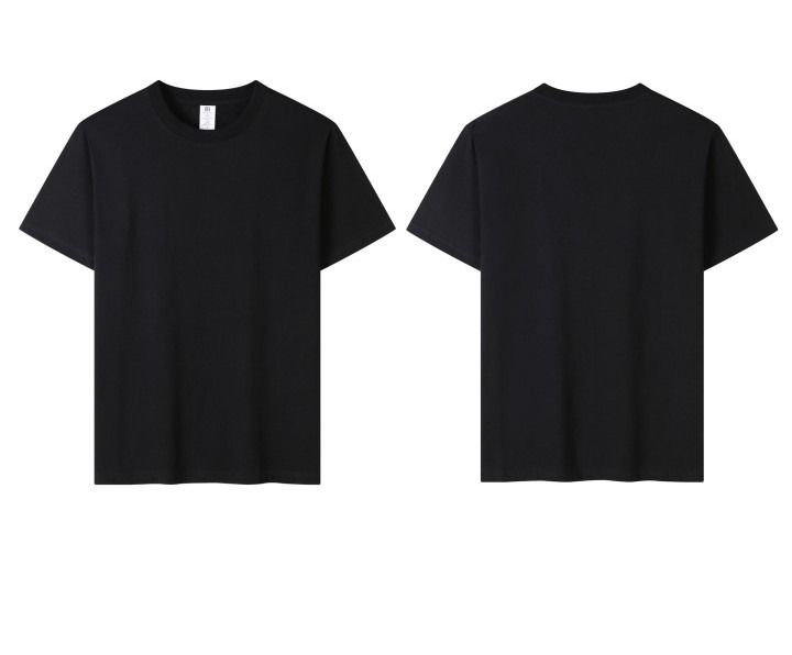 Plain black colour t shirt sale