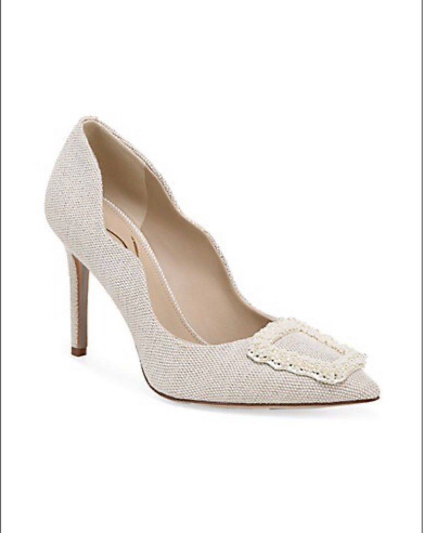 White sam edelman heels 2025