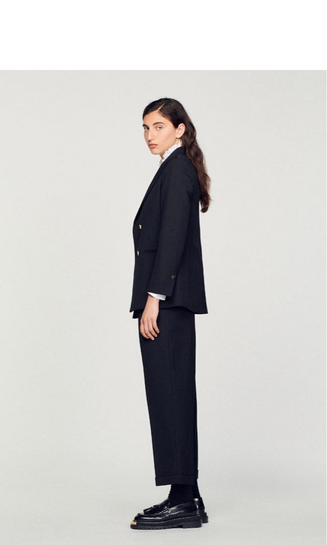 Sandro double deals breasted blazer