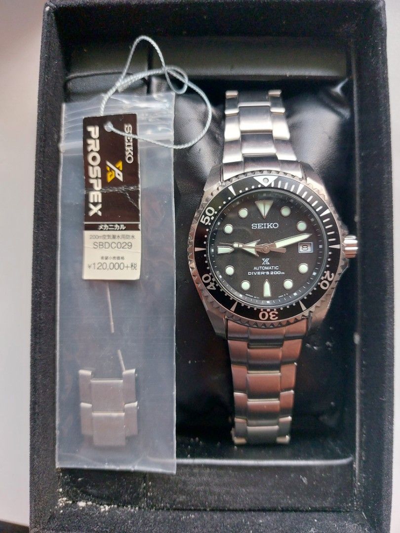 Seiko Prospex Shogun SBDC029J Titanium Men s Fashion Watches