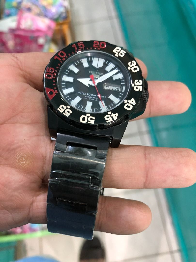 seiko sport fashionable jam pria