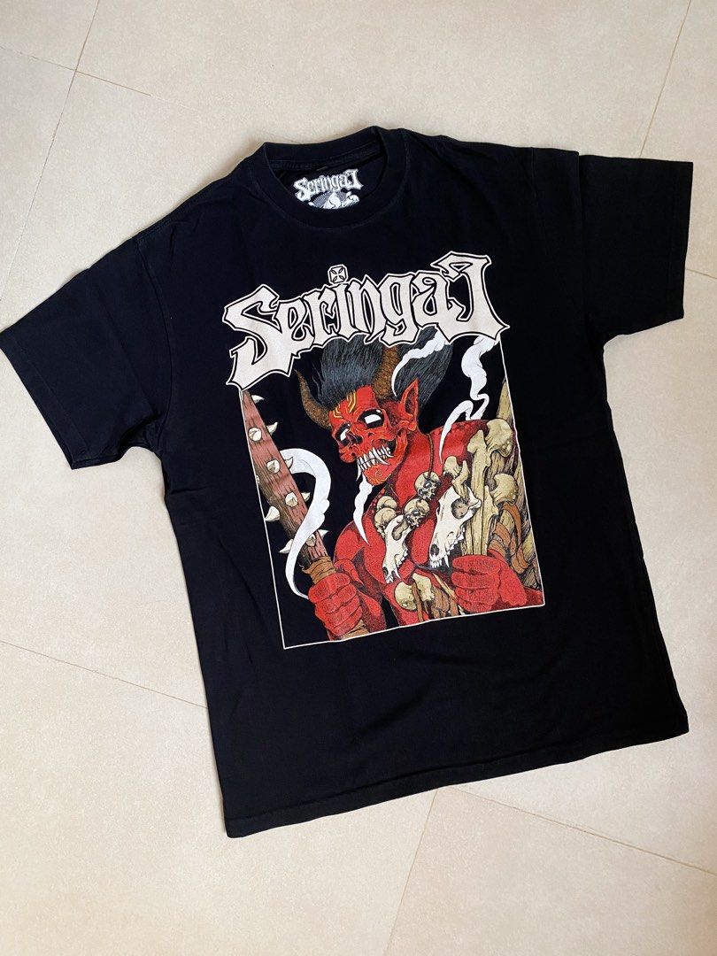 Seringai Official Merchandise (Seringai Black T-Shirt) on Carousell