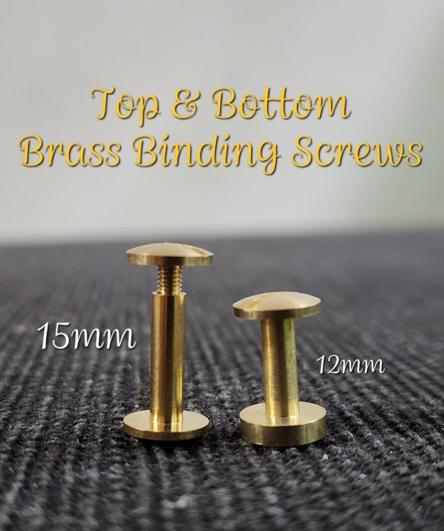 SG Stock Book Binding Brass Screws Menu Binding Brass Screws Album