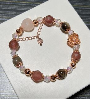 Bracelets, Stone Bracelets, Beads Bracelets, Crystal Bracelets, Crystal Carvings, Different Materials 8mm Kunzite (8.3mm)