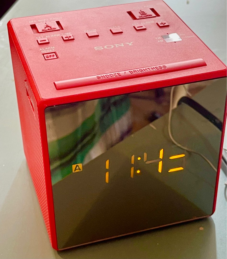 SONY ALARM CLOCK + RADIO, Furniture & Home Living, Home Decor, Clocks on Carousell