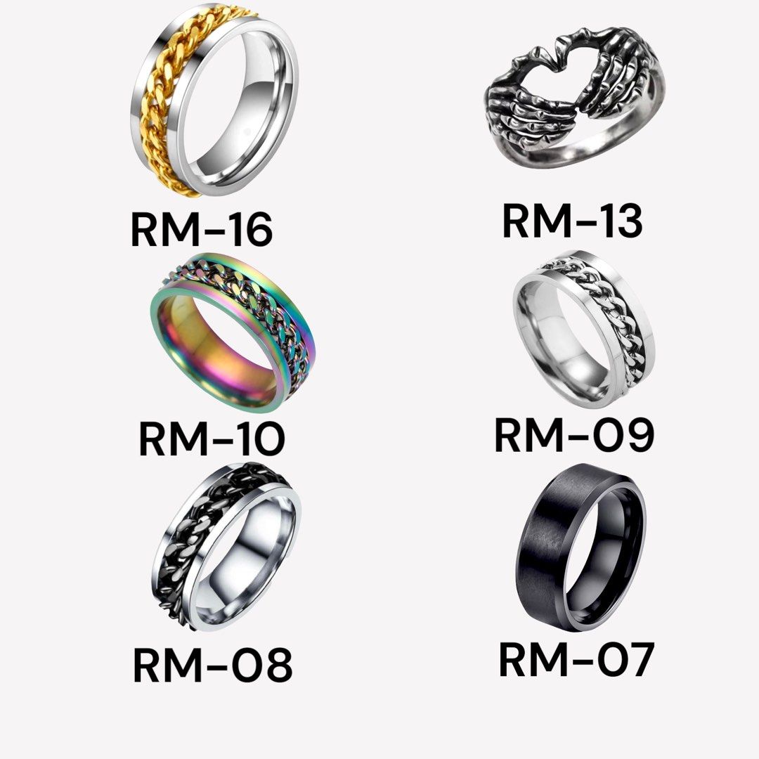BUY 2 ANY ITEMS FREE DELIVERY MAILING Stainless Men Ring Classic Simple Fidget Wedding Ring GFRM