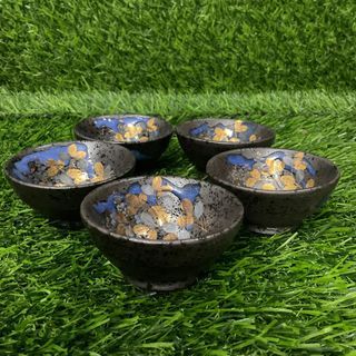 Stoneware Sakura Gold Blue Lava Pattern Dipping Sauce with Signature Markings 2.75” x 1.5” inches, 5pcs available - P99.00 each