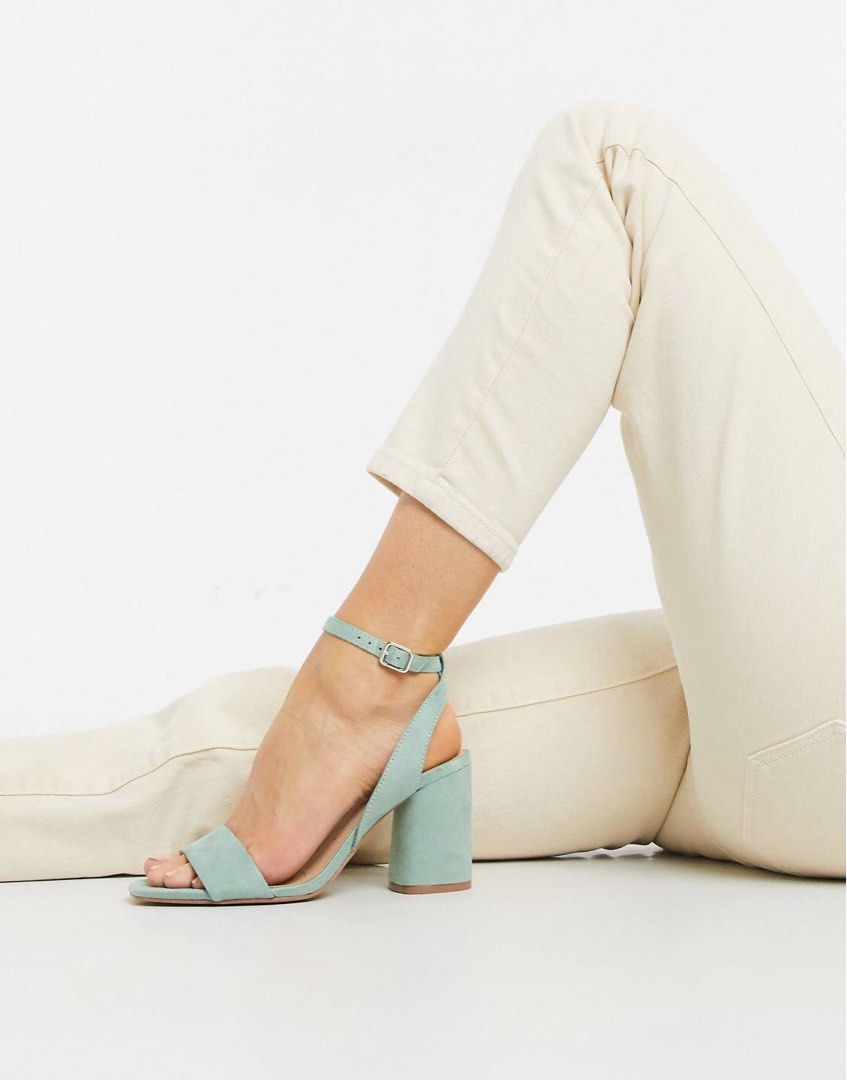 Pastel green heels shop