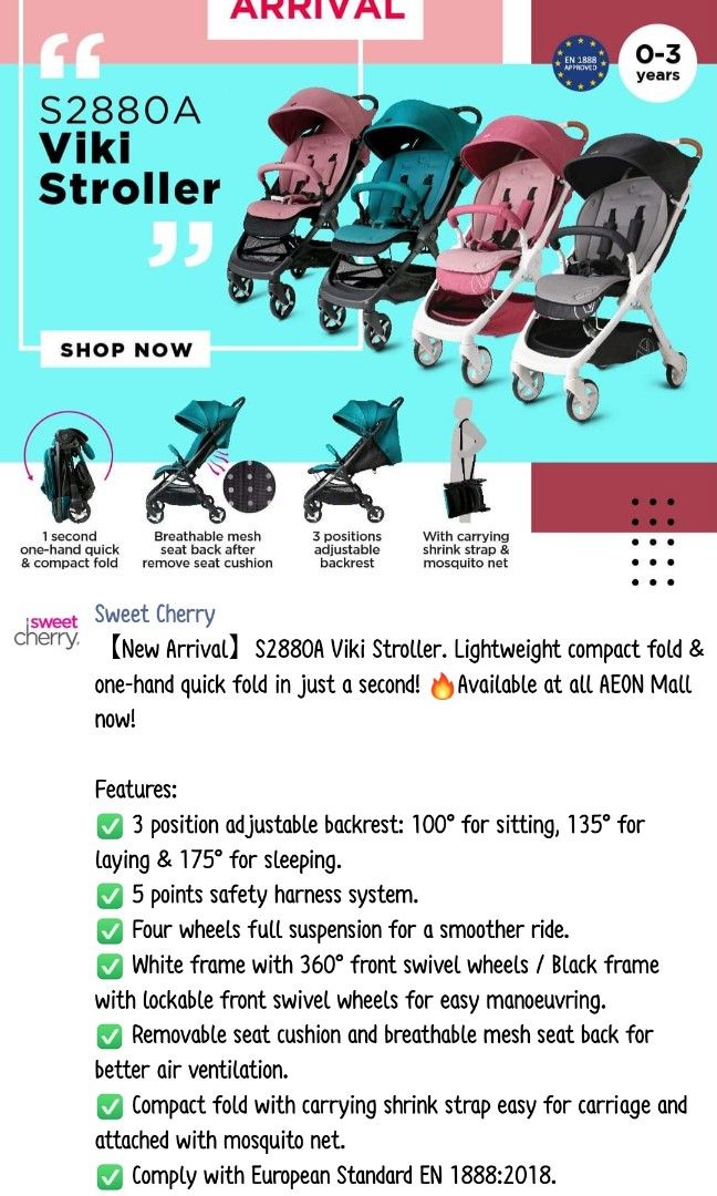 Viki stroller top