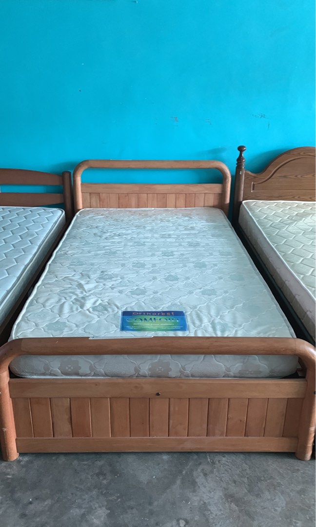 Super Single Bed Frame Furniture Home Living Furniture Bed