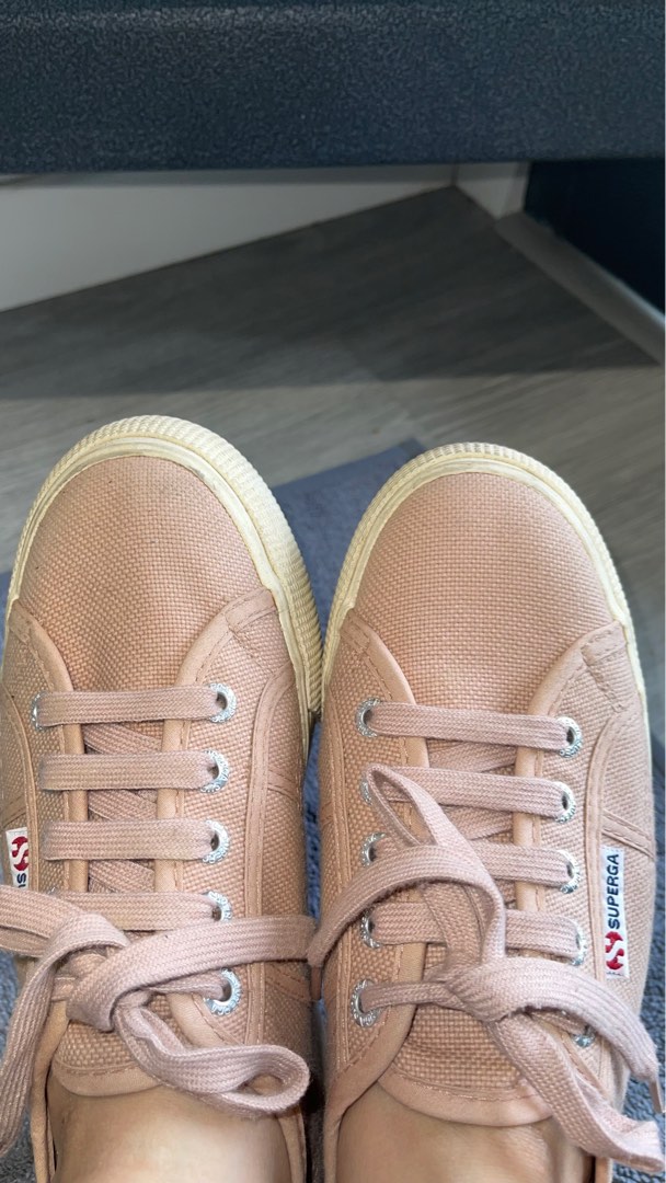 Superga Platform Sneakers in Rose Dusty Pink