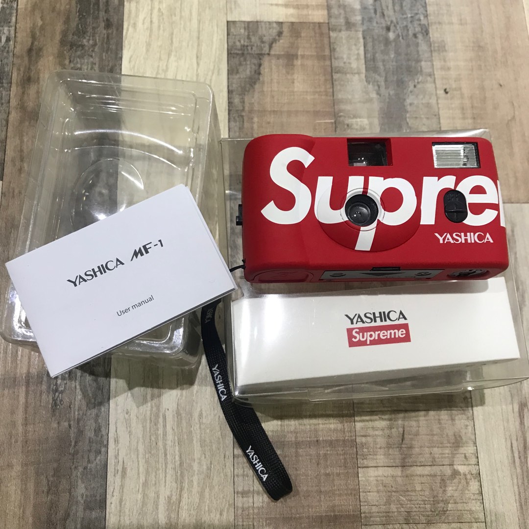 Supreme x Yashica MF1 Film Camera 35mm, Men's Fashion, Tops & Sets
