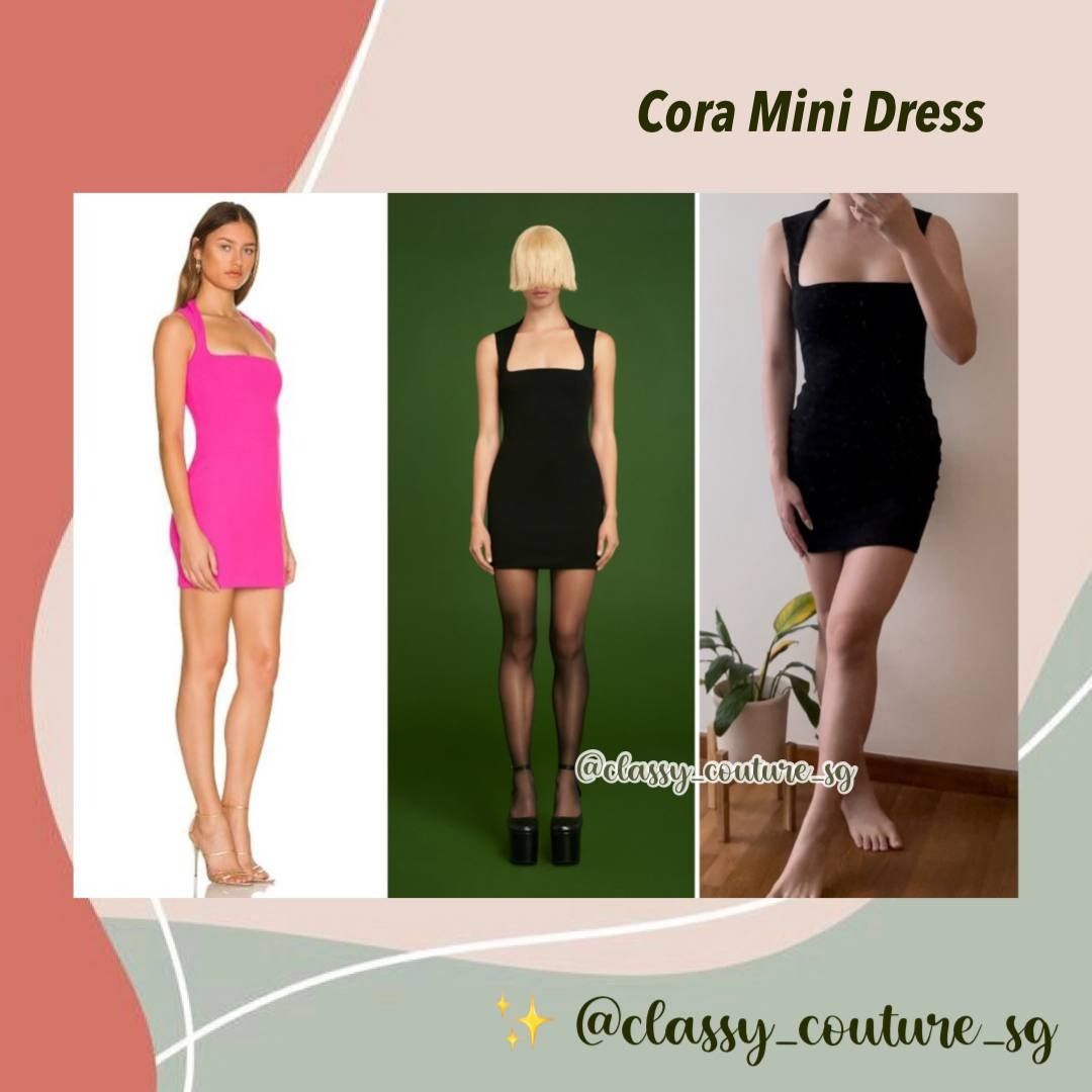 knee length dresses for ladies Cora Mini Dress – get-Monceau