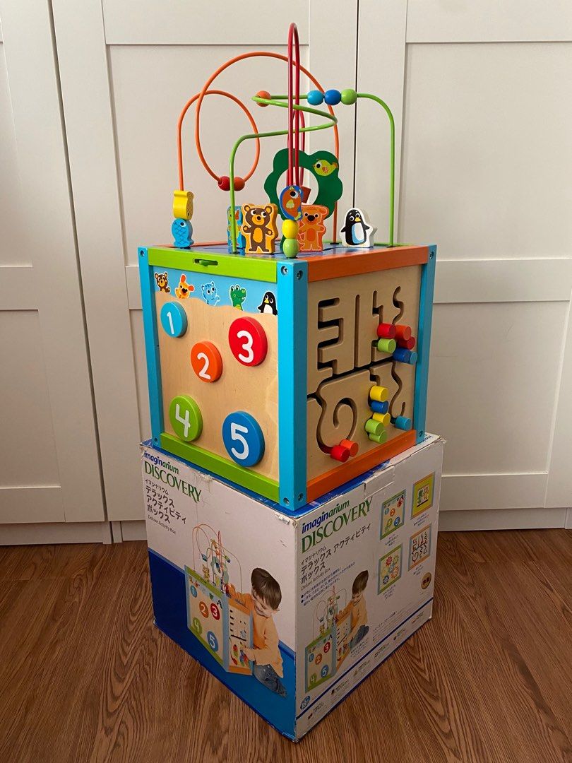 Toys R us Imaginarium Discovery Giant Wooden Activity Cube