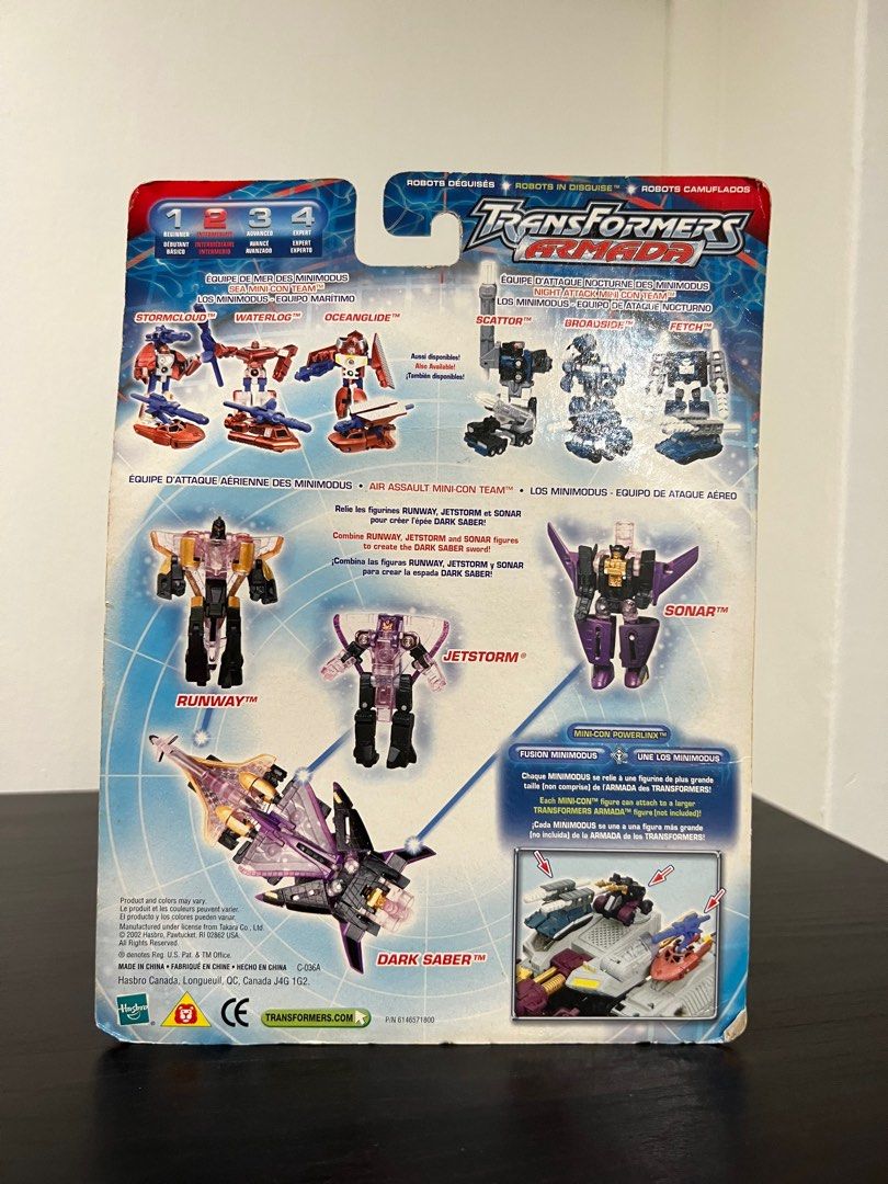 Transformers Armada Dark Saber Minicons, Hobbies & Toys, Toys & Games