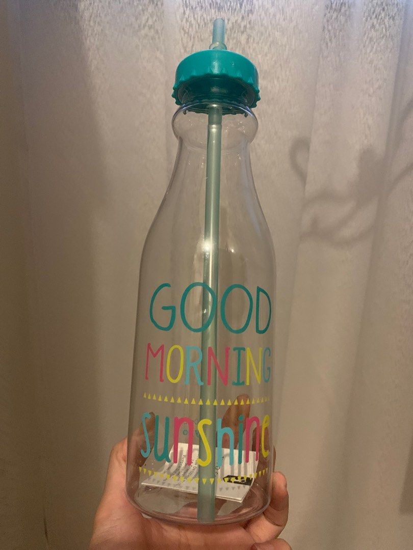 Typo Tumbler with straw, Furniture & Home Living, Kitchenware & Tableware, Water Bottles