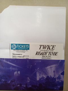 Twice in bulacan concert ticket ubc prem day 1 srp only + online fee