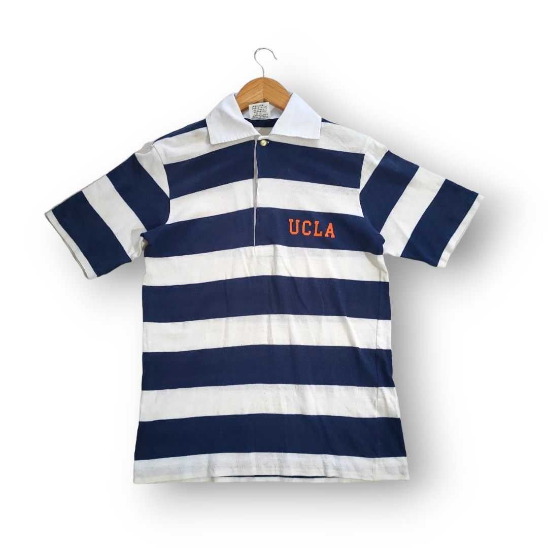 UCLA VTG Rugby Polo Shirt Men s Fashion Tops Sets Tshirts