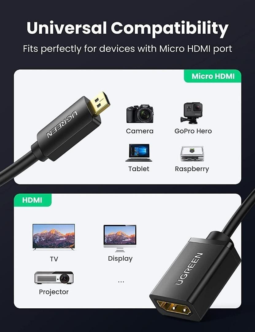 gopro hero 6 hdmi cable