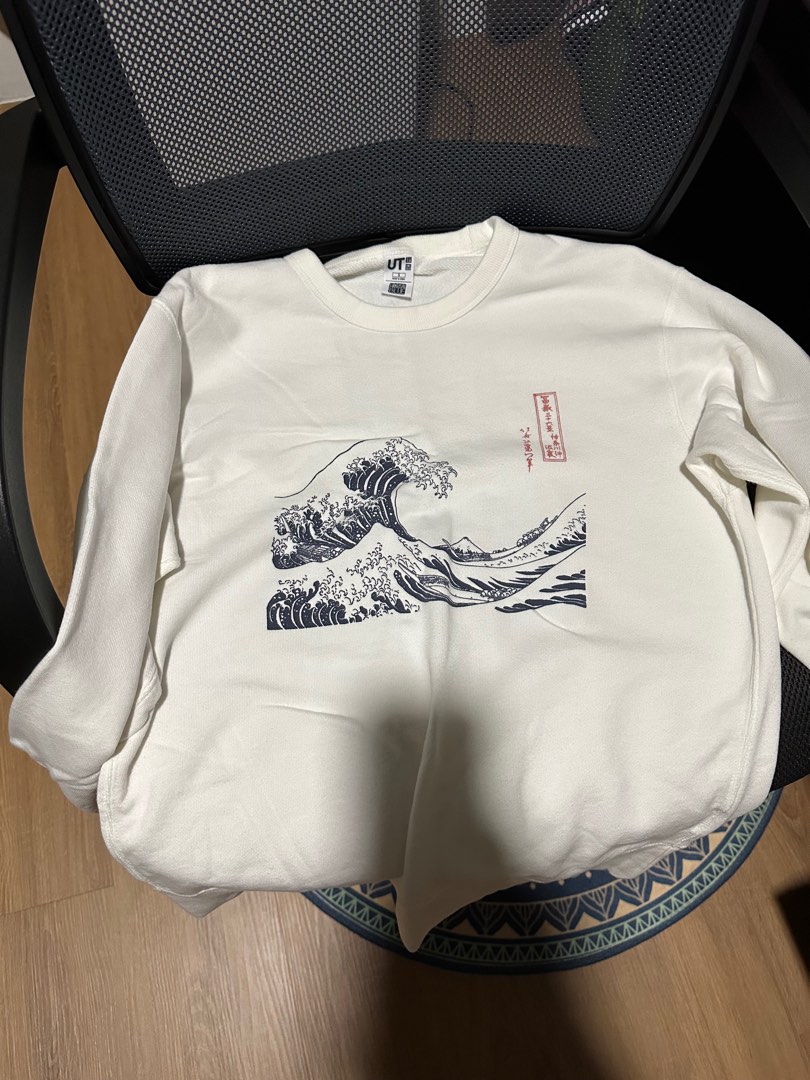 Uniqlo Hokusai Sweatshirt Men s Fashion Tops Sets Hoodies on