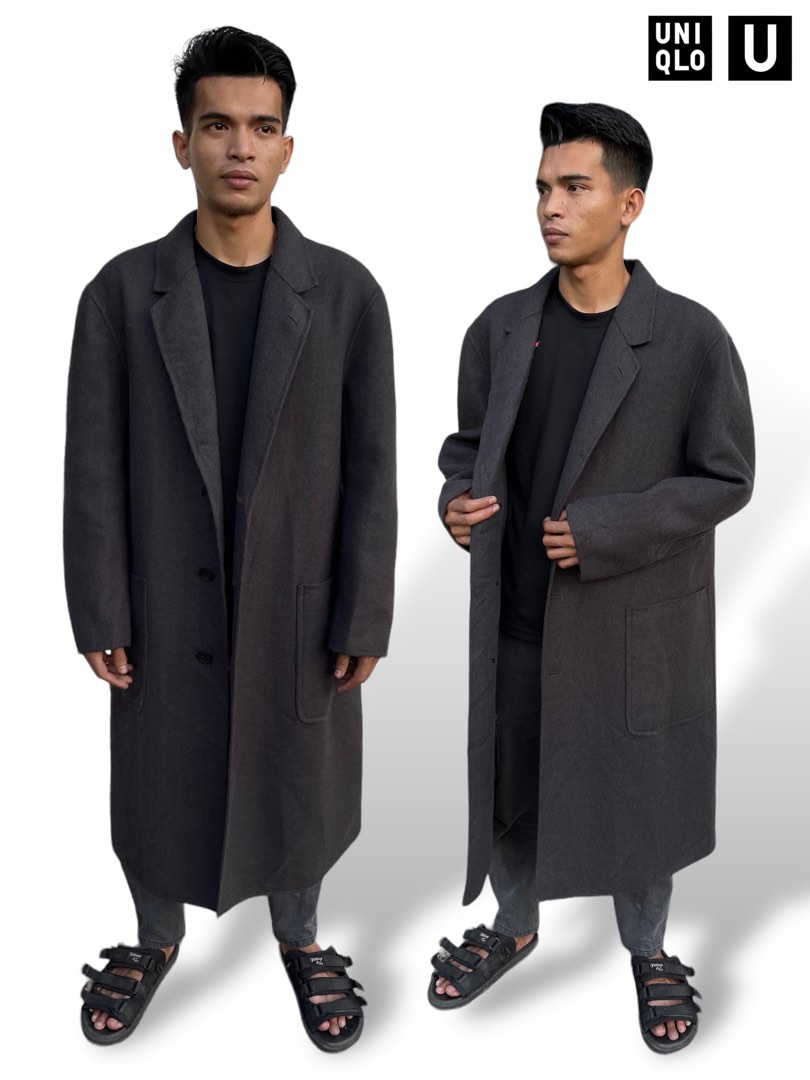 Uniqlo overcoat on sale