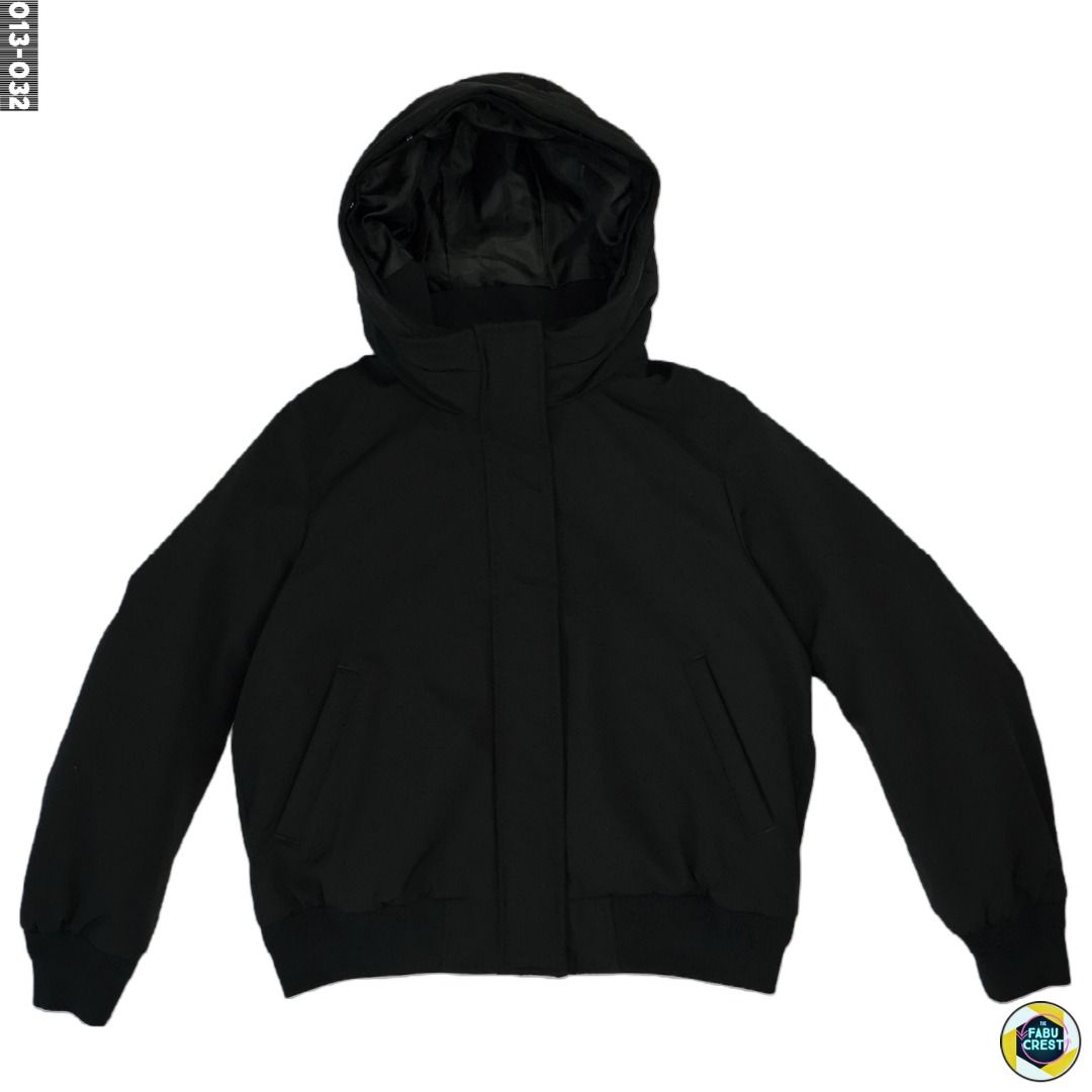 Padded hooded sales ribbed blouson uniqlo