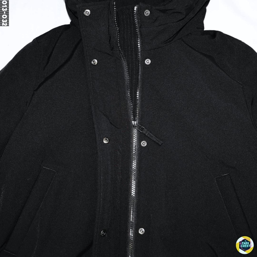 Padded hooded on sale ribbed blouson uniqlo