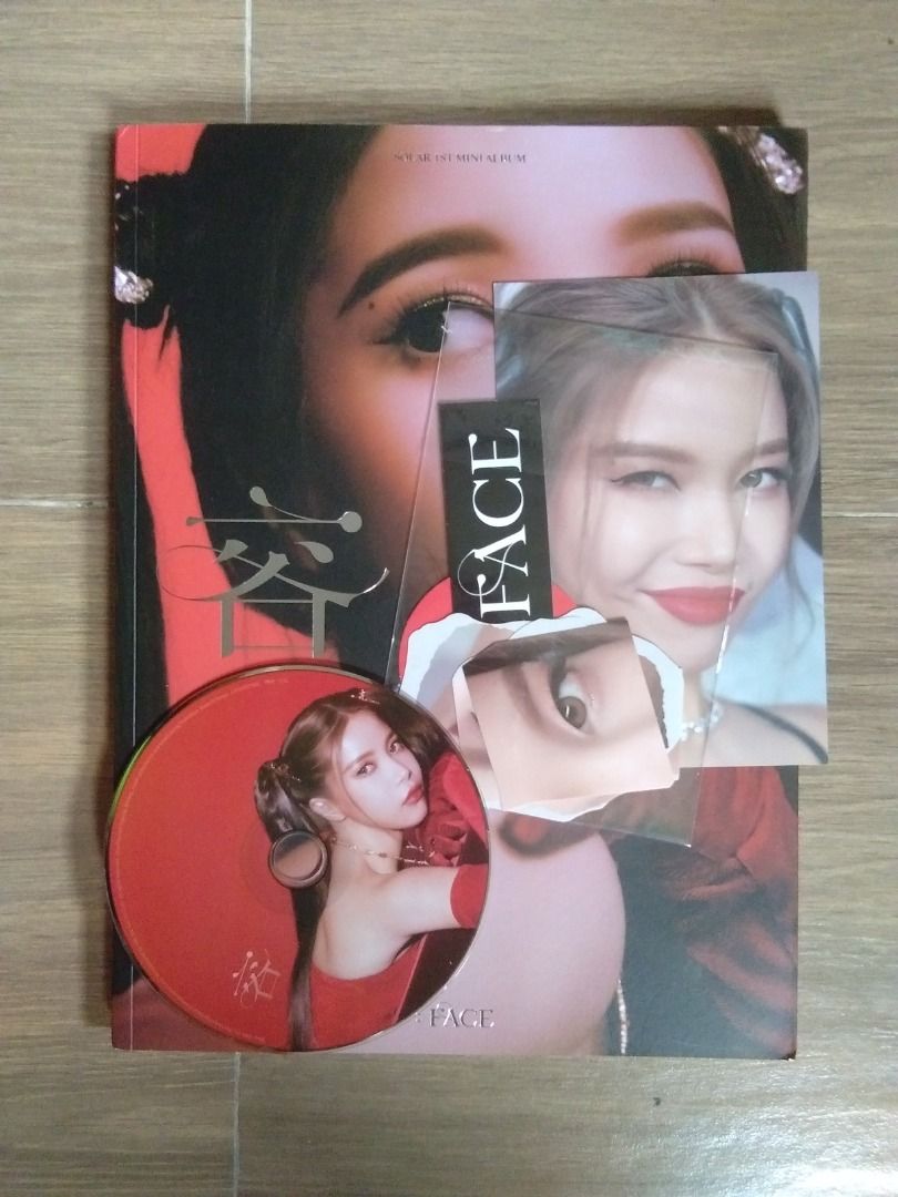 Unsealed MAMAMOO Solar FACE album (Face ver) on Carousell