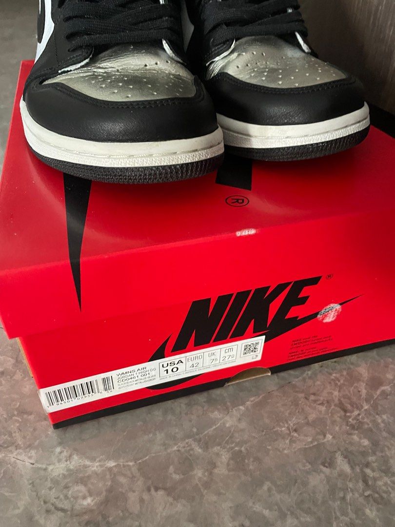 jordan 1 silver box